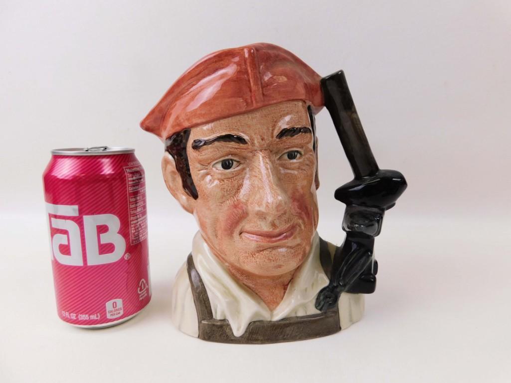 Large Royal Doulton Blacksmith Toby Jug or Character: Large Royal Doulton Blacksmith Toby Jug or Character Mug D6571