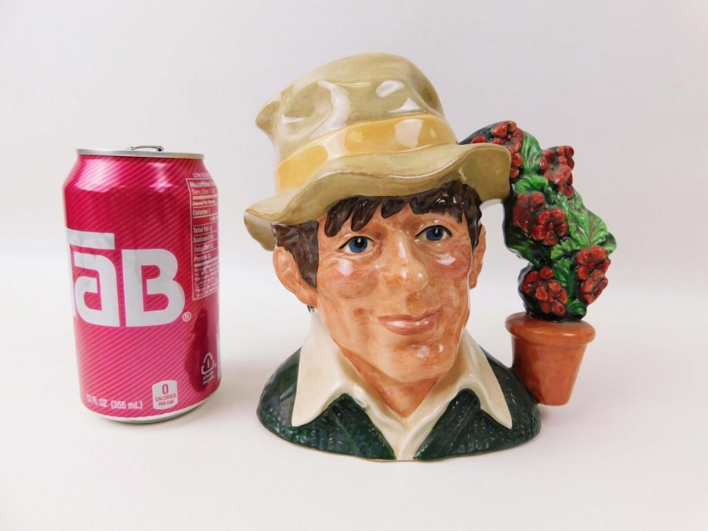 Large Royal Doulton The Gardener Toby Jug or Character: Large Royal Doulton The Gardener Toby Jug or Character Mug D6867