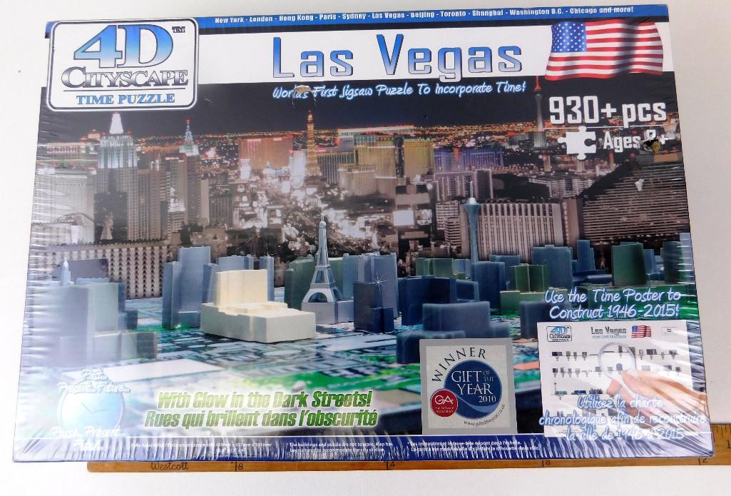 4D Cityscape Las Vegas TIME Puzzle - New Sealed: 4D Cityscape Las Vegas TIME Puzzle - New Sealed