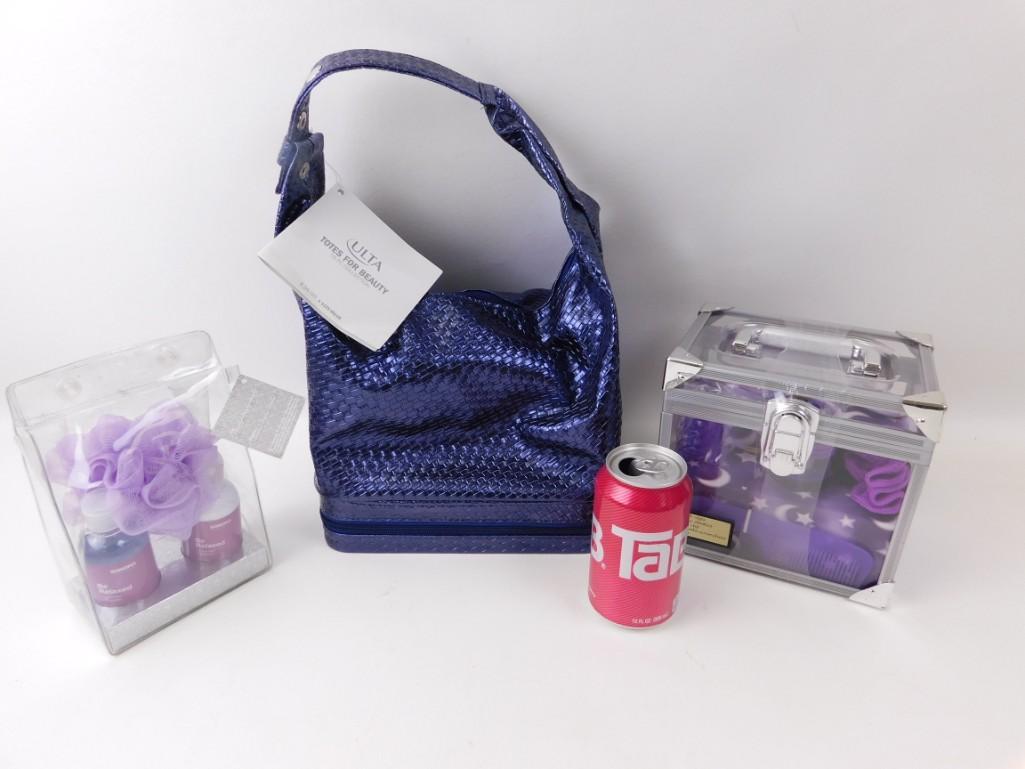Lot of Beauty and Hair Care incl Purse, Lotion, Comb,: Lot of Beauty and Hair Care incl Purse, Lotion, Comb, Etc