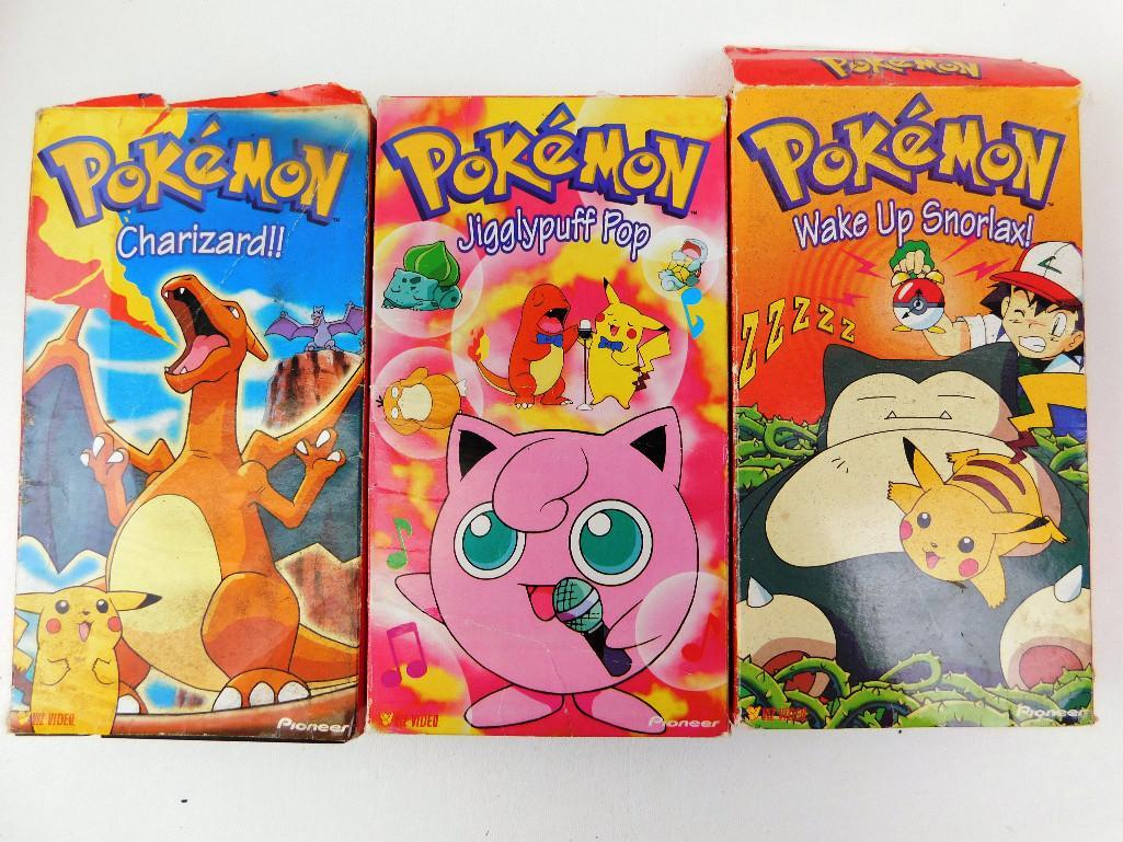 Three Pokemon VHS Tapes: Three Pokemon VHS Tapes