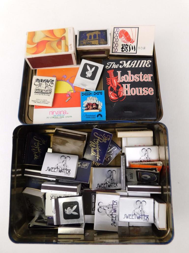 Lot of Collectible Matchbooks incl Playboy and Cheech: Lot of Collectible Matchbooks incl Playboy and Cheech and Chong