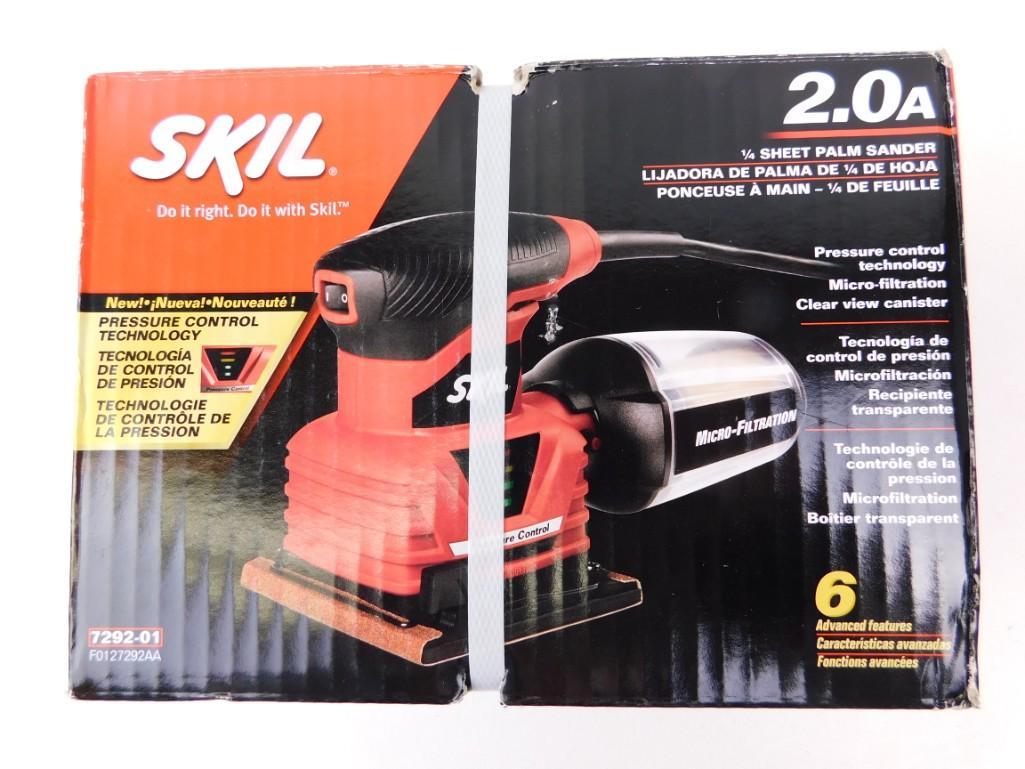 Skil 1/4 Sheet Palm Sander 2.0A New in Box: Skil 1/4 Sheet Palm Sander 2.0A New in Box electric sanding tool