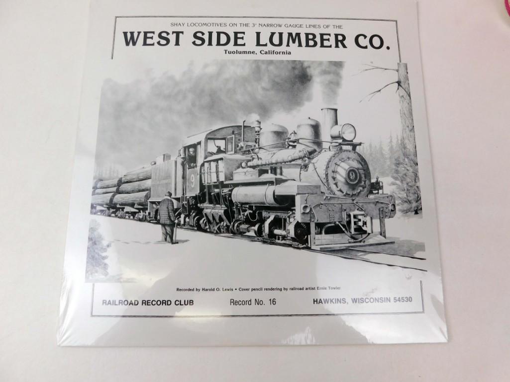 Railroad Record Club 12" LP No.16 West Side Lumber: Railroad Record Club 12" 33 RPM LP No.16 West Side Lumber Company . Recordings of the sounds of old trains