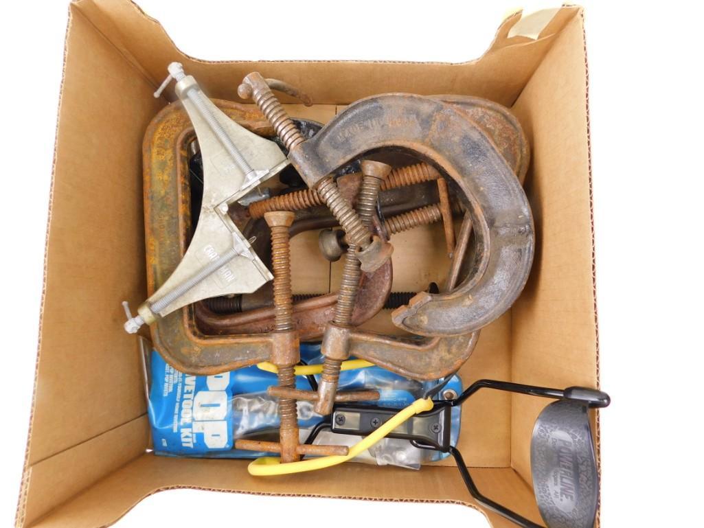 Misc. Lot C Clamps, Sling Shot, etc.: Misc. Lot C Clamps, Sling Shot, etc.