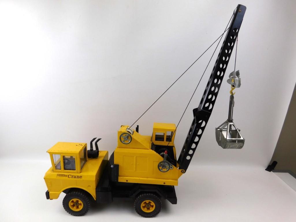 Vintage Tonka Pressed Steel Crane Truck: Vintage Tonka Pressed Steel Crane Truck