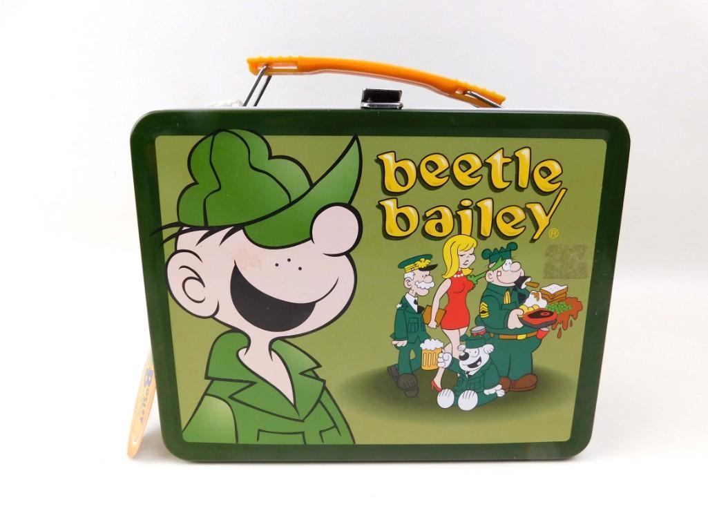 Beetle Bailey Metal Lunchbox New with Tag: Beetle Bailey Metal Lunchbox New with Tag