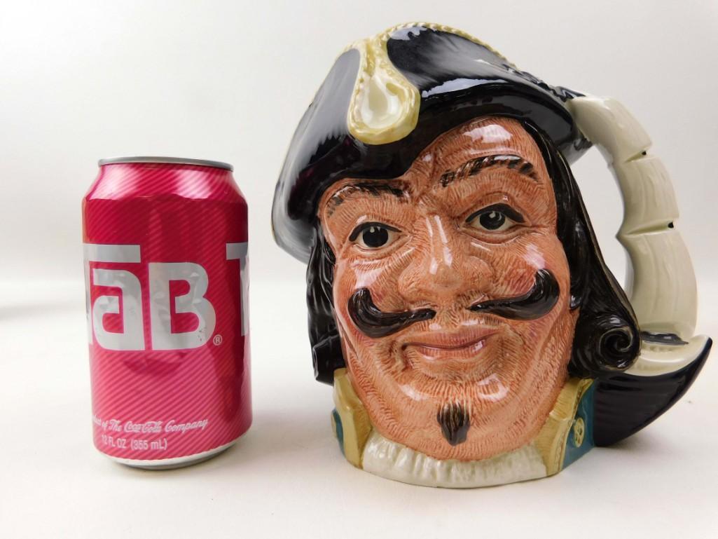 Large Royal Doulton Capt Henry Morgan Toby Jug or: Large Royal Doulton Capt Henry Morgan Toby Jug or Character Mug D6467 Copr 1957