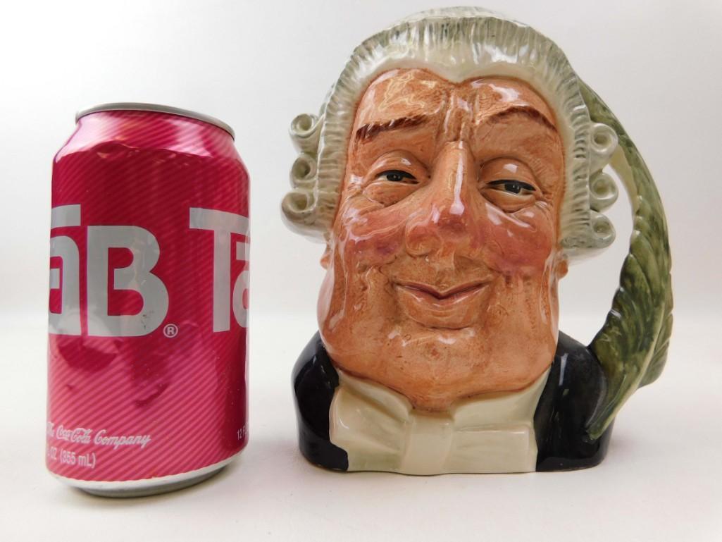 Large Royal Doulton The Lawyer Toby Jug or Character: Large Royal Doulton The Lawyer Toby Jug or Character Mug D6498 Copr 1958