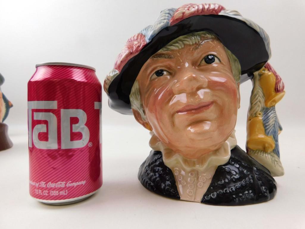 Large Royal Doulton Pearly Queen Toby Jug or Character: Large Royal Doulton Pearly Queen Toby Jug or Character Mug D6759