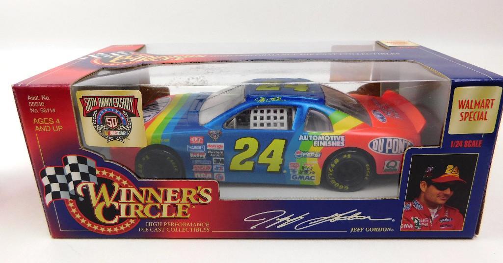 NASCAR 50th. Anniversary Winner's Circle DUPONT 1:24: NASCAR 50th. Anniversary Winner's Circle DUPONT 1:24 Diecast Jeff Gordon