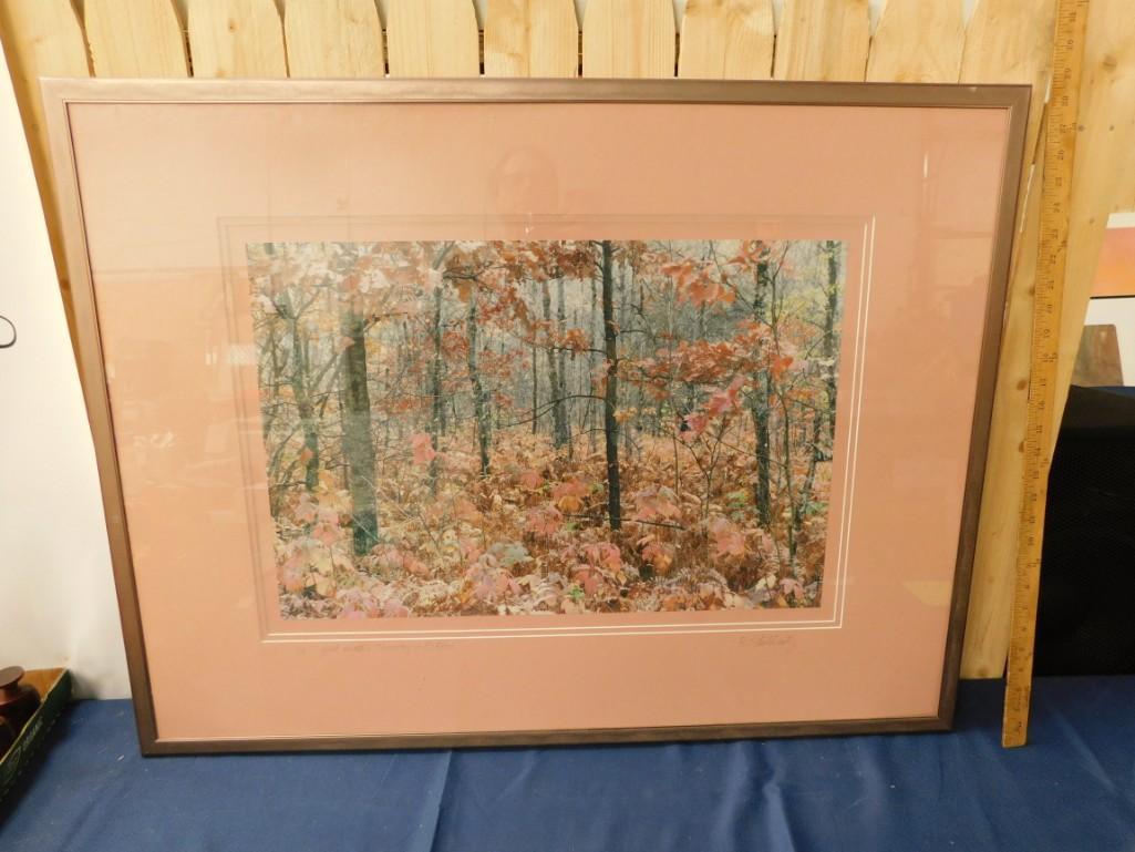 Framed Matted Rick Stuhlsatz Photograph: Framed Matted Rick Stuhlsatz Photograph "Just Another Thursday in October" Pencil signed and numbered 1/6