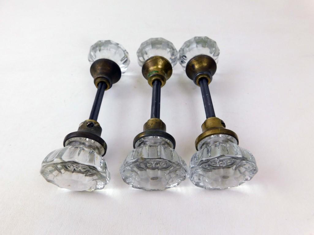 Lot of Vintage Glass Door Knobs: Lot of Vintage Glass Door Knobs