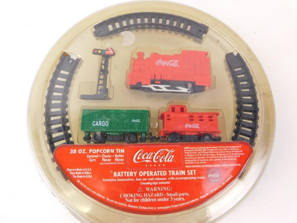 Coca Cola Battery Operated Train Set: Coca Cola Battery Operated Train Set