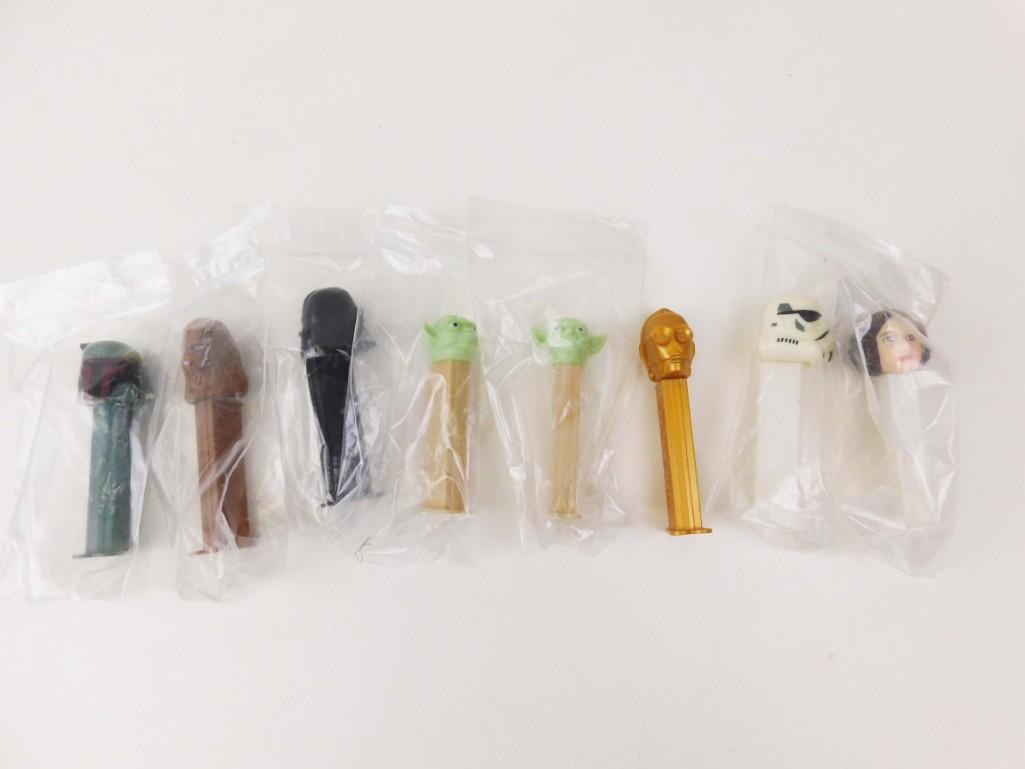 Lot of Star Wars Pez Dispensers: Lot of Star Wars Pez Dispensers
