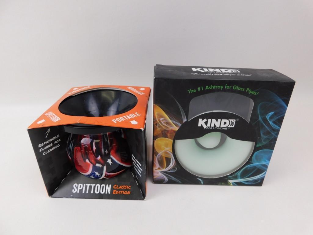 Portable Spittoon and an Ashtray for Glass Pipes New in: Portable Spittoon and an Ashtray for Glass Pipes New in Box