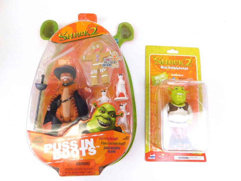 Lot of Shrek 2 Toys New in Package: Lot of Shrek 2 Toys New in Package