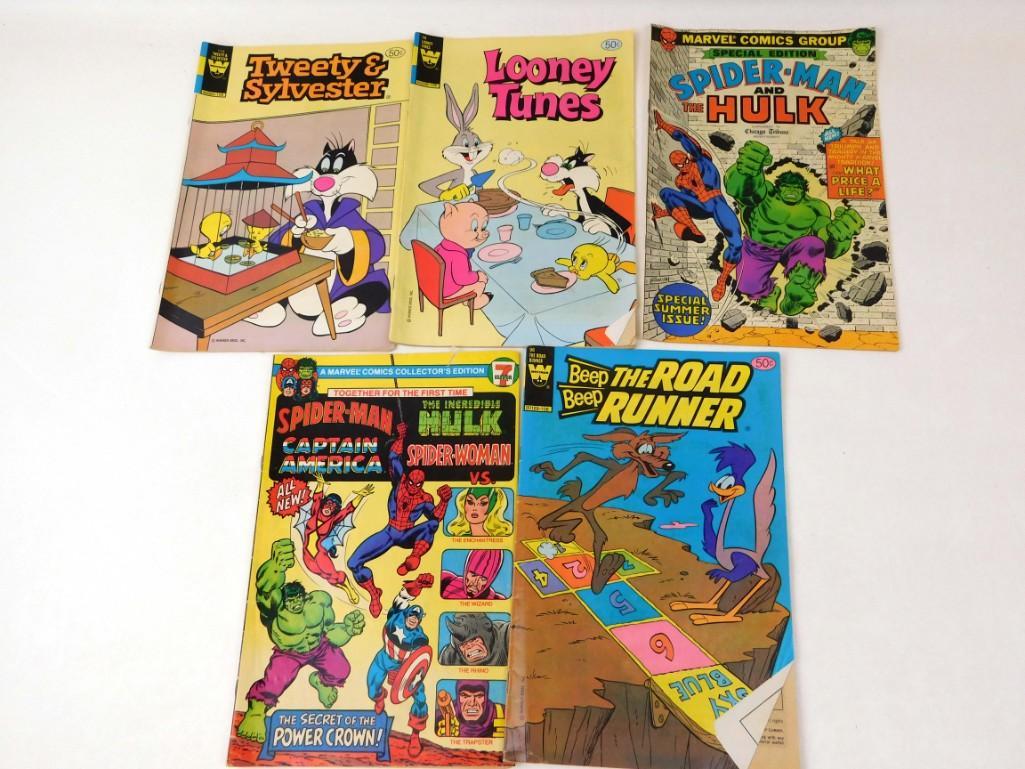 Lot of Vintage Comic Books incl Spider Man and The (1 of 3)