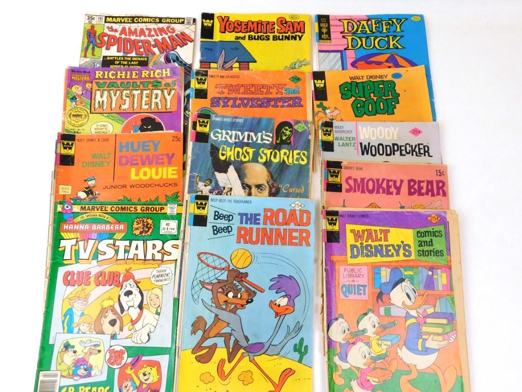 Lot of Vintage Comic Books incl Spider Man, Smokey (1 of 3)