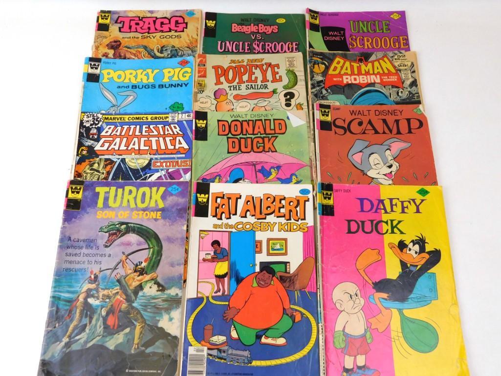 Lot of Vintage Comic Books incl Porky Pig, Tragg, (1 of 3)