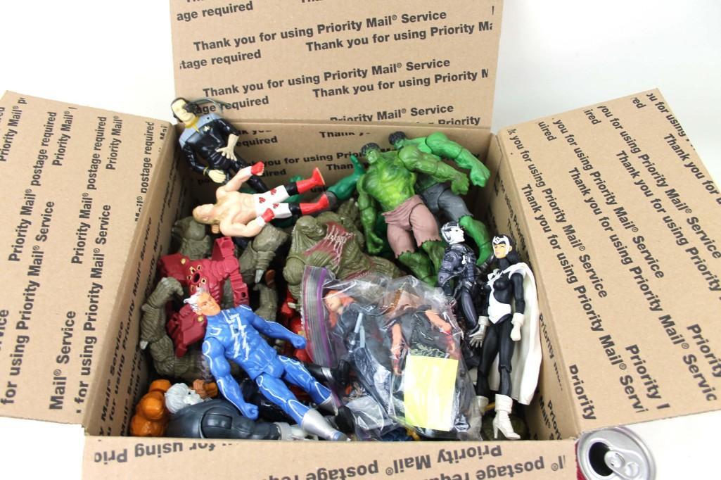 Lot of Marvel & DC Action Figures (1 of 4)