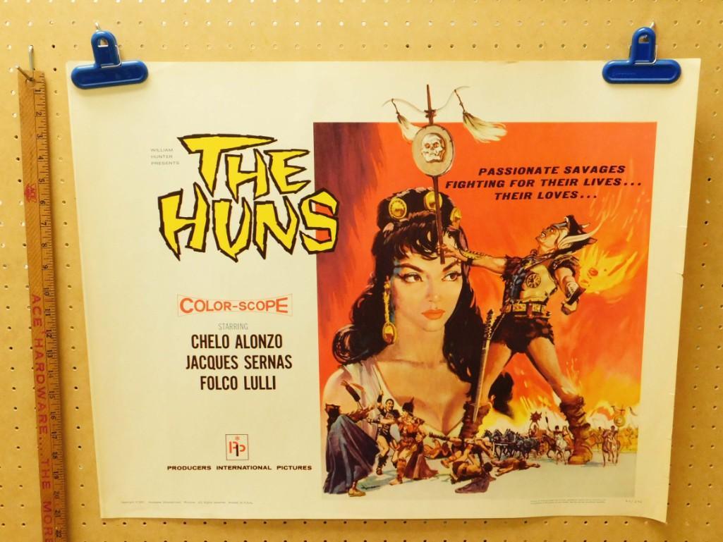 Vintage " The Huns" Horizontal Movie Poster (1 of 2)