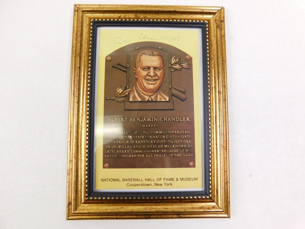 Former MLB Hall of Fame Commissioner A.B. "Happy" (1 of 2)