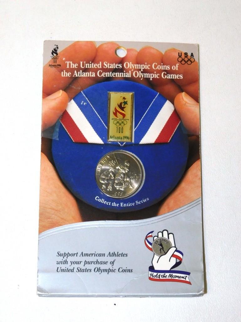 US Olympic Games 1995 Uncirculated Clad Half Dollar (1 of 2)