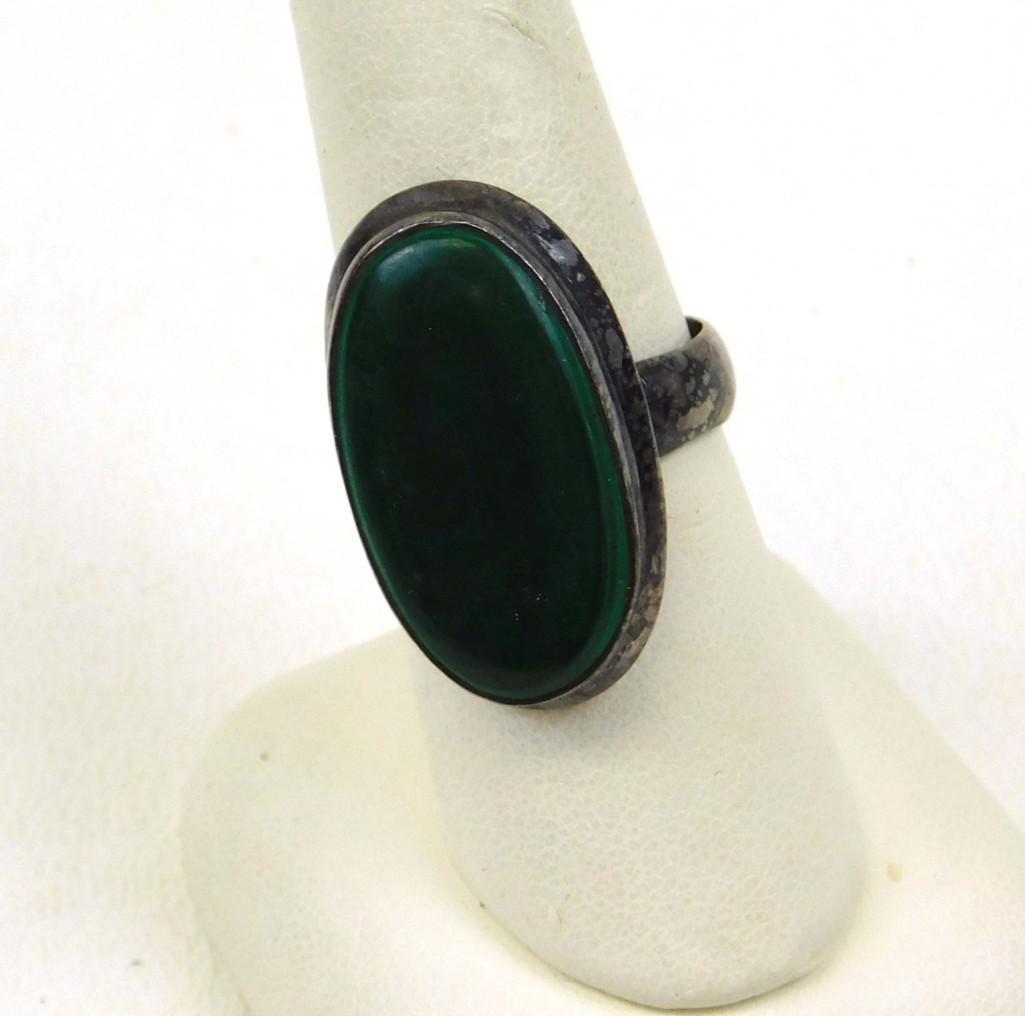 Sterling Silver Ring w Semi Precious Stone (1 of 2)