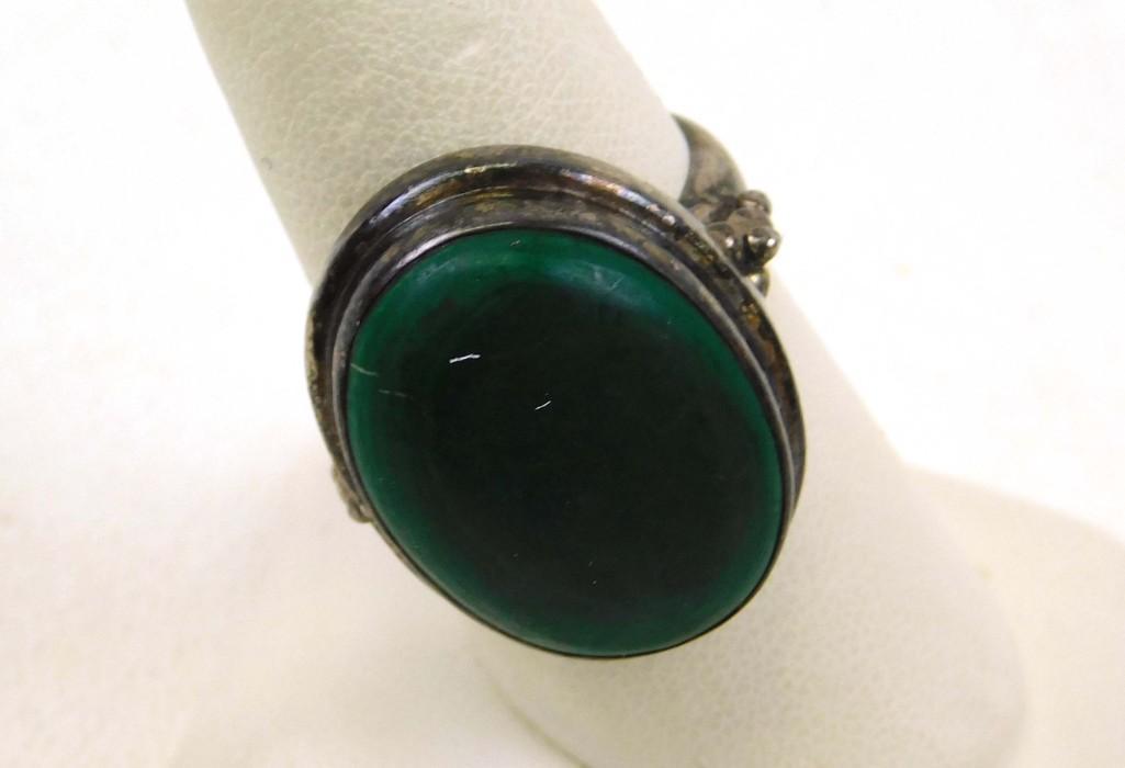 Sterling Silver Ring w Semi Precious Stone (1 of 2)