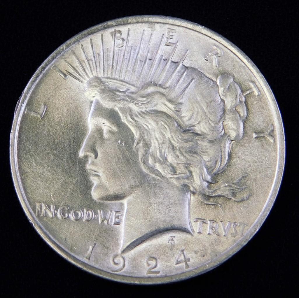 1924-P Silver Peace Dollar (1 of 2)