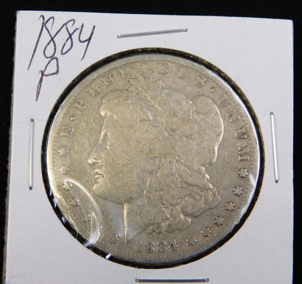 1884-P Morgan Silver Dollar (1 of 2)