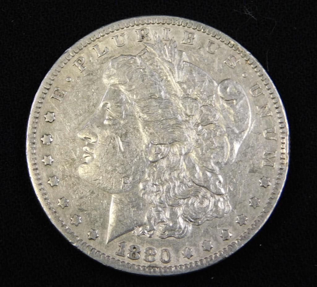 1880-P Morgan Silver Dollar (1 of 2)