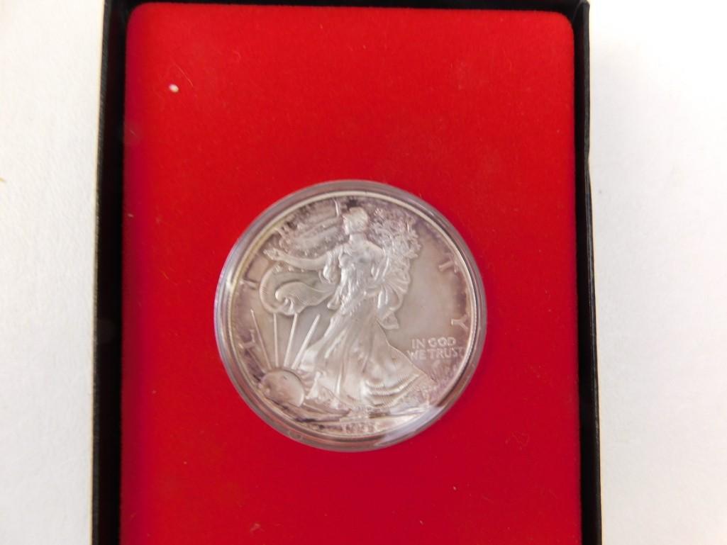 1999 American Silver Eagle Coin (1 of 2)