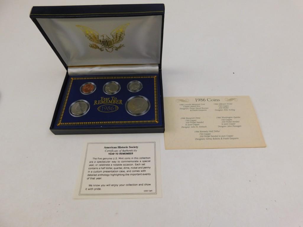 1986 US Coin Proof Set (1 of 5)