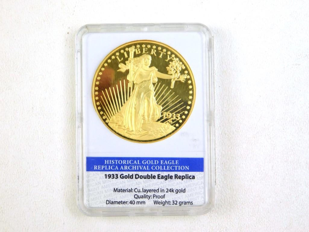 1933 Gold Double Eagle Replica (1 of 2)