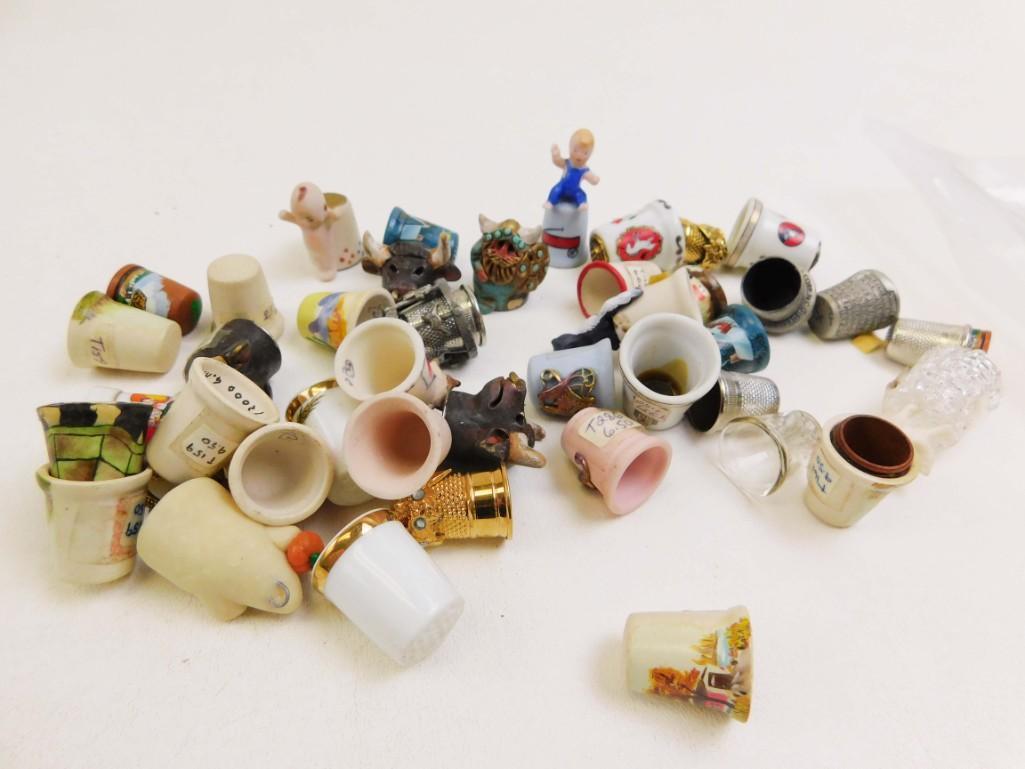 Collection of Thimbles: Collection of Thimbles