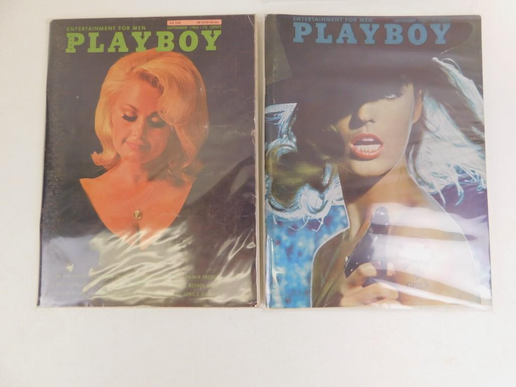 Lot of 2 Playboy Magazines September 1965 and November: Lot of 2 Playboy Magazines September 1965 and November 1965
