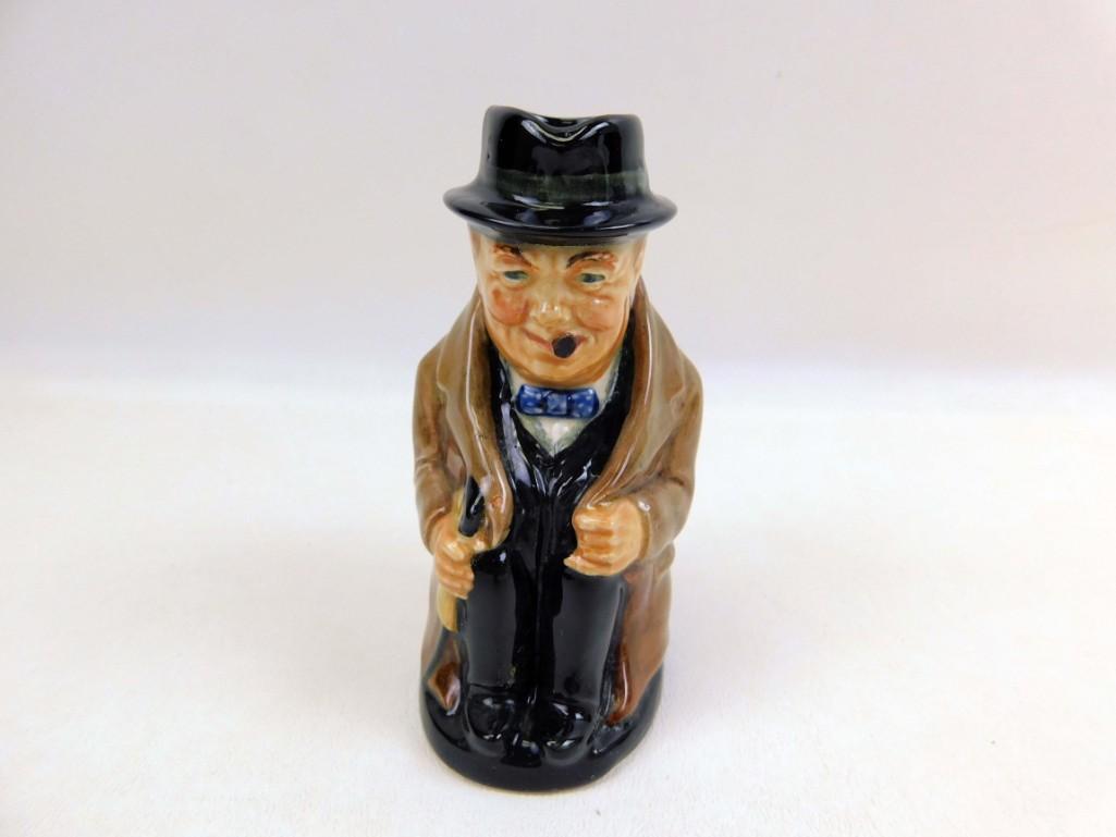 Royal Doulton Winston Churchill Toby Jug Creamer: Royal Doulton Winston Churchill Toby Jug Creamer
