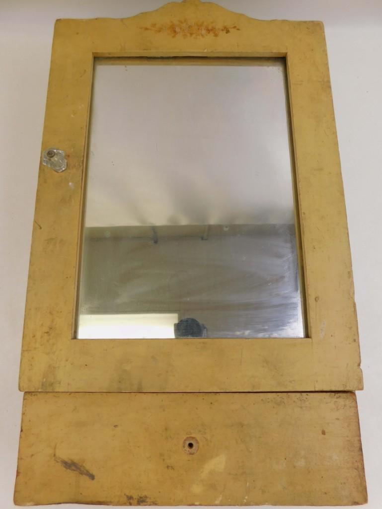 Vintage Medicine Cabinet with Mirror: Vintage Medicine Cabinet with Mirror