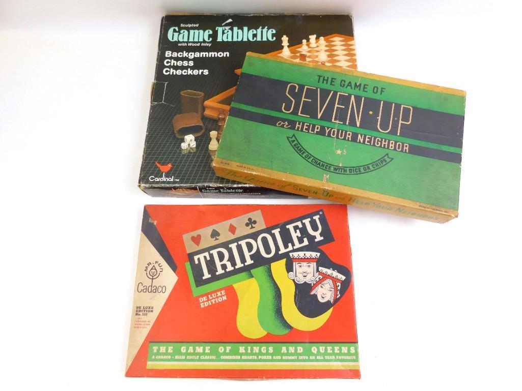 Lot of Vintage Board Games: Lot of Vintage Board Games Condition: Not checked for completeness