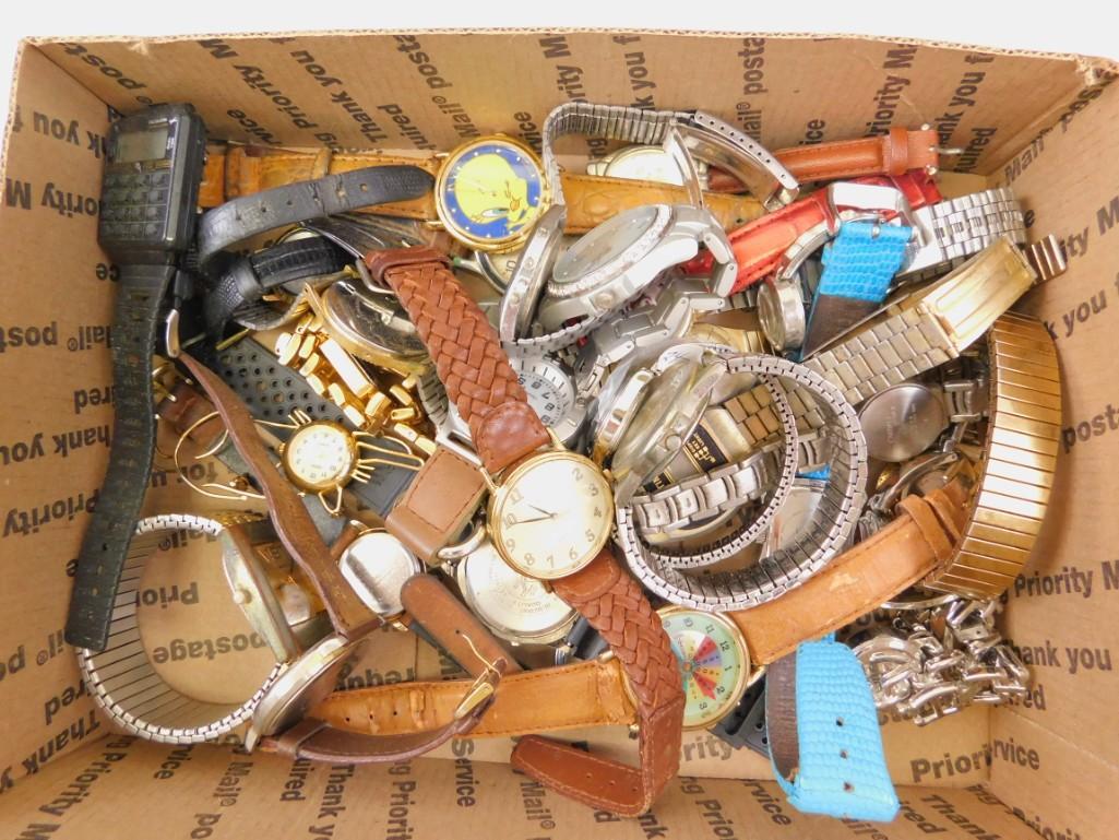 Lot of Watches: Large Lot of Watches including a Tweety Bird watch
