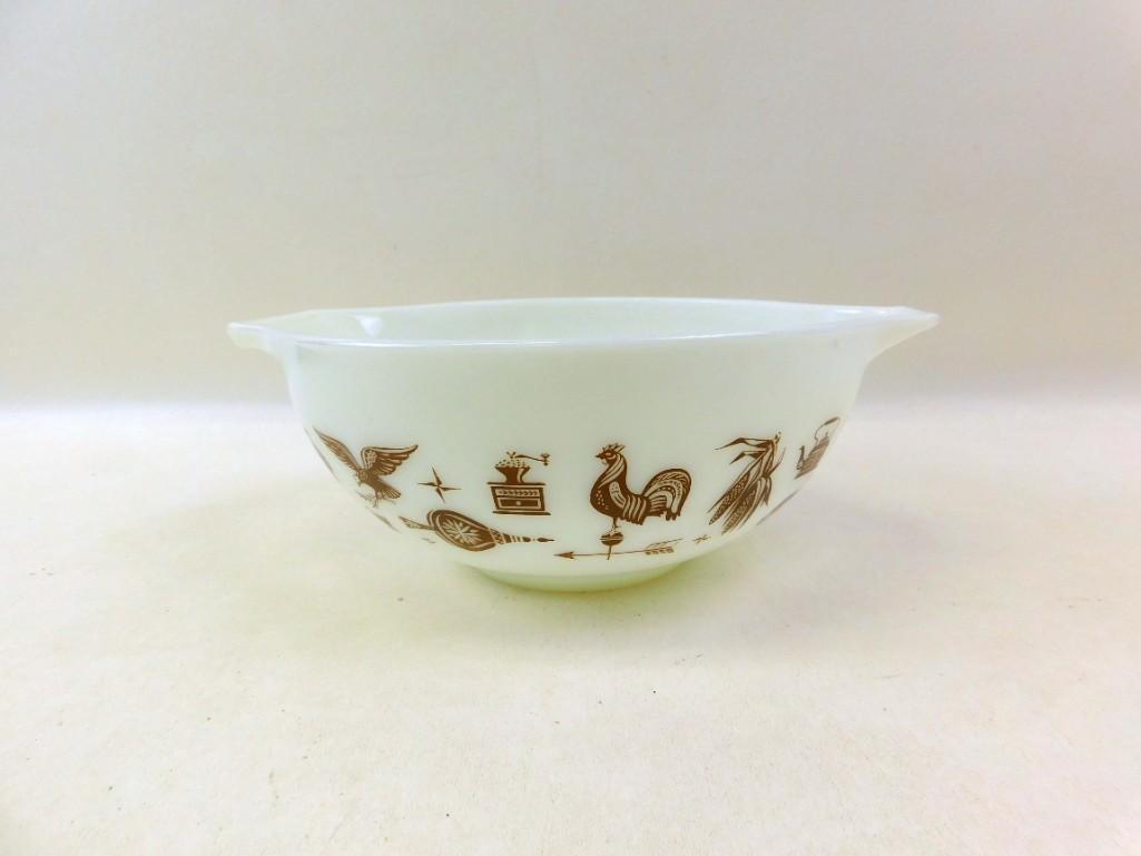 Vintage Pyrex Early American or Americana Cinderella: Vintage Pyrex Early American or Americana Pattern Cinderella Bowl