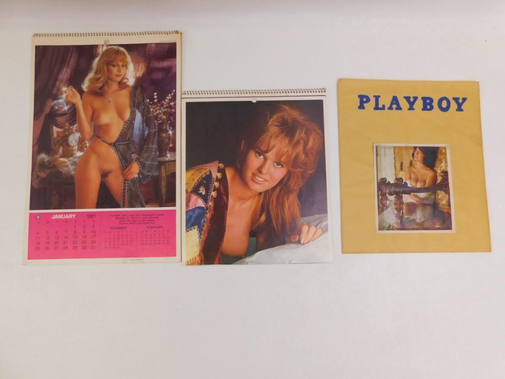 Lot of 2 Playboy Calendars 1981 and 1965: Lot of 2 Playboy Calendars 1981 and 1965 1965 may just have pictures