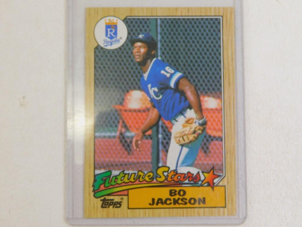 Ed Belfour Rookie, Cal Ripken Jr., Bo Jackson Baseball: Ed Belfour Rookie, Cal Ripken Jr., Bo Jackson 1987 Topps Baseball Rookie Card See all pictures
