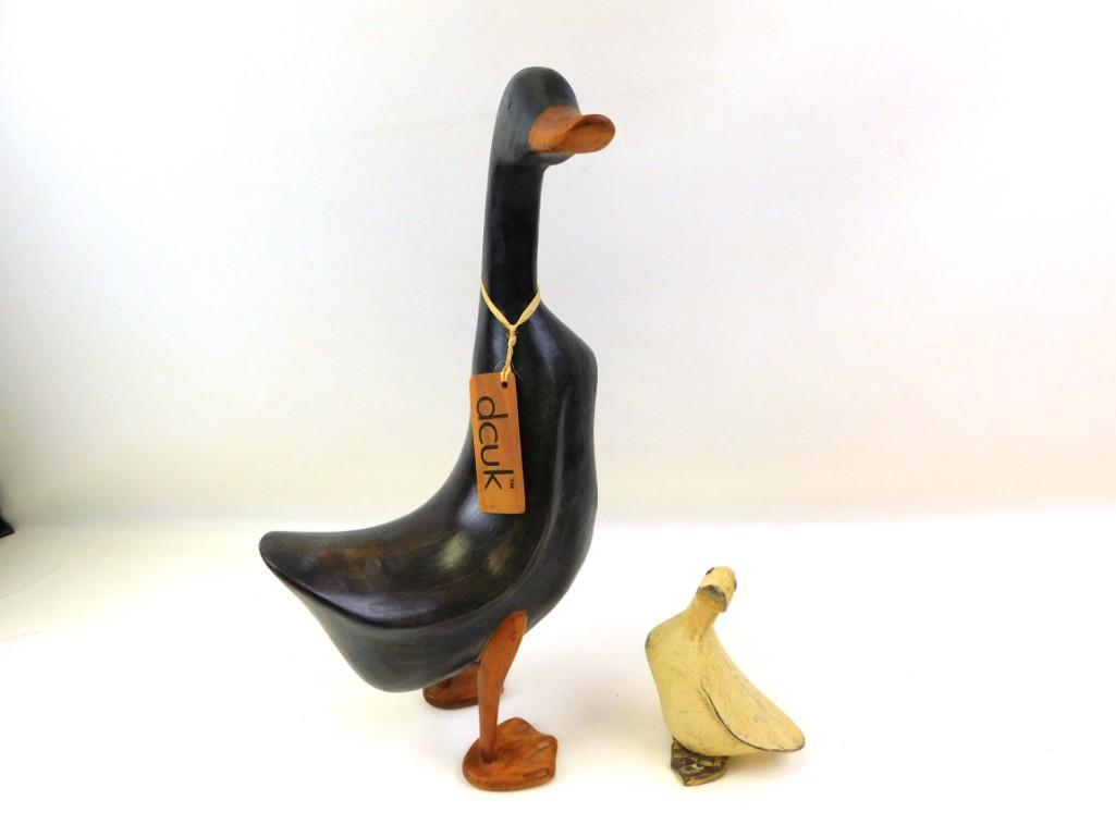 Home Decor Duck and Baby Duck: Home Decor Duck and Baby Duck The tag says "Dcuk" so maybe it isn't a duck.