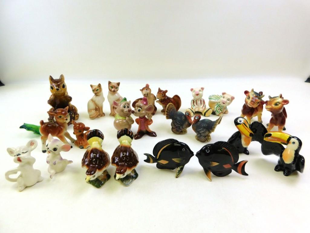 Cute Animal Salt and Pepper Shakers and Figurines: Cute Animal Salt and Pepper Shakers and Figurines Fish, Toucans, Turkeys, Cats, Mice, Squirrels, Cows, Pigs, etc. It's an instant collection!