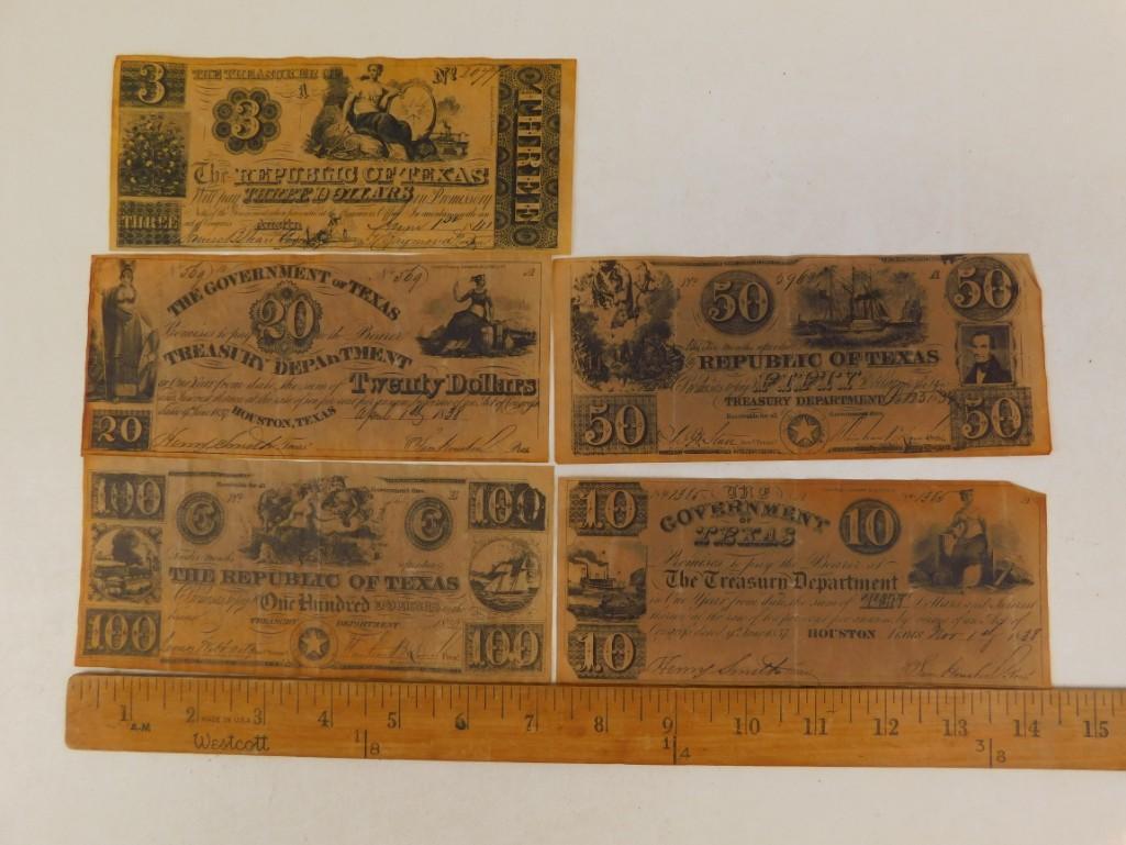 Antique Paper Currency Reproductions: Antique Paper Currency Reproductions These are most certainly reproductions. The framed $1000 bill has the infamous 8894 serial number See all pictures