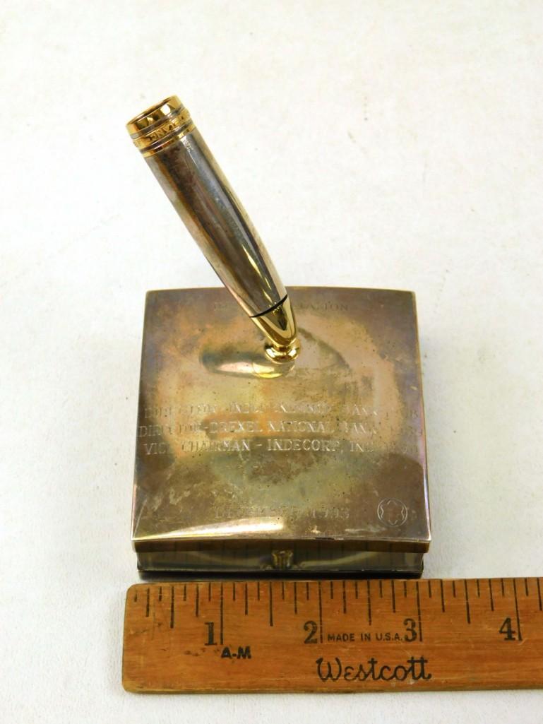Sterling Silver Pen Holder: Sterling Silver Pen Holder