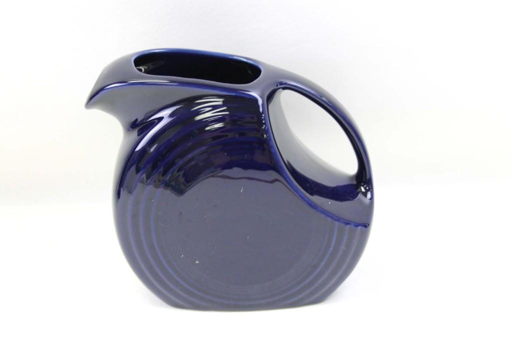 Dark Blue Fiestaware Pitcher: Dark Blue Fiesta ware Pitcher